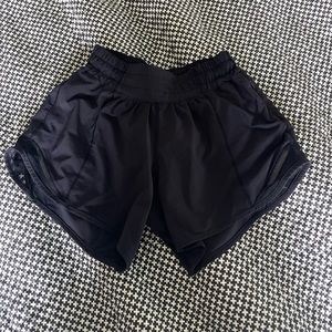 black lululemon shorts size 0